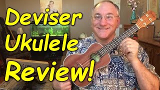 Deviser Sapele Concert Ukulele UK2430 Review [upl. by Bloomer]