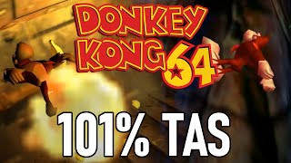 TAS Donkey Kong 64 quot101quot in 35846 [upl. by Leeland]