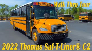 2022 Thomas SafTLiner® C2  Walk Thru Tour [upl. by Cassilda521]