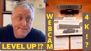 Aluratek 4K Webcam Unboxing [upl. by Antonino276]