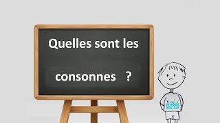 Quelles sont les consonnes [upl. by Jeramie]