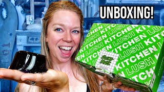 Unboxing Lush AUGUST Perfume Makeup Subscription Box [upl. by Cumings955]