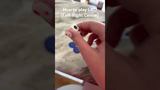 How to play the game Left Right Center It’s a super fun game to play familygamenight sponserme [upl. by Bevin]