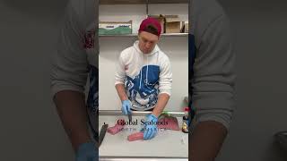 Mastering Bluefin Tuna Perfect Cuts for Sushi and Sashimi seafood sushi sashimi toro tuna [upl. by Estevan]