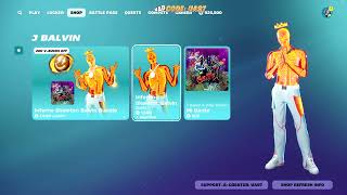 Inferno J Balvin Returns Fortnite Shop [upl. by Oba]