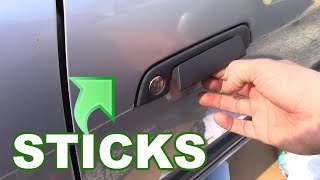 How to Fix BMW E36 Outside Door Handle At NO Cost 0 [upl. by Annavaig]