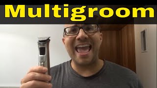 How To Use Philips Multigroom Series 7000 TrimmerFull Tutorial [upl. by Romo]