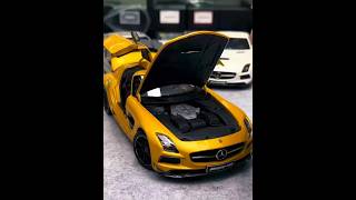 MERCEDES BENZ SLS 63 CAR ASMR shorts asmrsounds youtubeshorts mercedesamg supercar modelcars [upl. by Olumor]