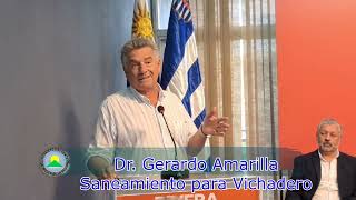 SUBSECRETARIO DE AMBIENTE DR AMARILLA INFORMA SOBRE LA CONCRECIÓN DEL SANEAMIENTO PARA VICHADERO [upl. by Rimat]