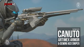 CANUTO Quirinus Tech Artimex Armor amp Gemini A03 Sniper Rifle Showcase  Star Citizen [upl. by Norrek247]