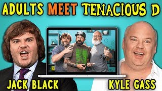 Adults React To And MEET Tenacious D Jack BlackKyle Gass [upl. by Broddy454]