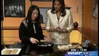 Chinese Meat Pies Yings Cooking Demonstration on WGNTV [upl. by Eaned]