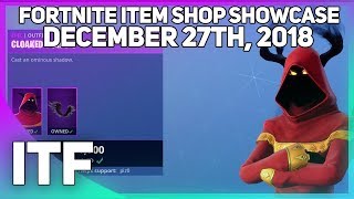 Fortnite Item Shop NEW CLOAKED SHADOW SKIN December 27th 2018 Fortnite Battle Royale [upl. by Giarla]