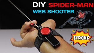 STRONG web shooter DIY  How to make Spiderman web shooter strong  Spiderman web shooter strong [upl. by Donall363]