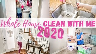 WHOLE HOUSE CLEAN WITH ME 2020  EXTREME CLEANING MOTIVATION  RANT FROM AN ER NURSE [upl. by Janet827]