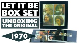 Unboxing Original UK Beatles Let It Be Box Set [upl. by Reiche]