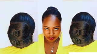 Easy amp simple hairstyle to slay to weedingbraids hairstyleselegant hairstylesEssy Maina [upl. by Aubin]