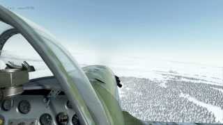 IL2 Battle of Stalingrad LaGG3 Dogfight mission [upl. by Ewold152]