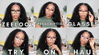 New Prescription Glasses Review Ft ZEELOOL Glasses [upl. by Yreme857]