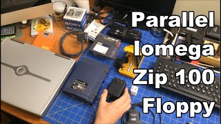 100MB Floppy from the 90s Parallel Iomega Zip 100 [upl. by Nylteak]