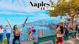 Naples Italy 🇮🇹  Autumn 2022 4KHDR Walking Tour ▶3 ½ Hours [upl. by Meeks]