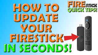 Firestick Quick Tips How To Update Youre Firestick [upl. by Analli]