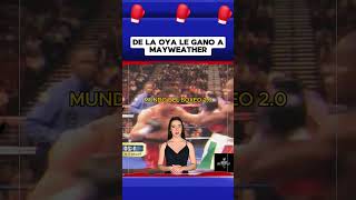 De la Hoya le gano a Floyd Mayweather boxeo boxing box [upl. by Halfdan]