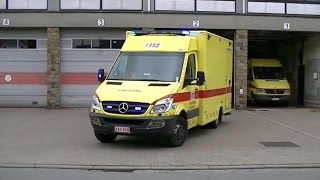 Londerzeel Brandweer met ambulance in spoed [upl. by Nahij]