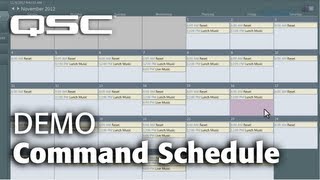 QSYS DEMO Administrator amp Scheduler [upl. by Therese]