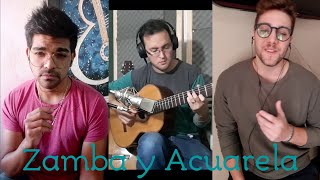 Zamba y Acuarela  Raly Barrionuevo Cover David Fernando ft Fran Boffa [upl. by Arleta]