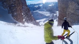 Sass Pordoi  Freeride 2018 [upl. by Hardunn]