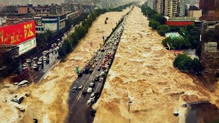 Underwater China Footage Captures the Brutal Force of Flooding [upl. by Ardussi]