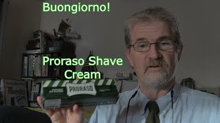 PRORASO Shaving Cream Review and HOW TO Demonstration [upl. by Vahe]