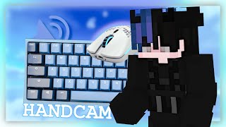 Keyboard  Mouse ASMR Sounds Handcam  Hypixel Bedwars [upl. by Stewart]