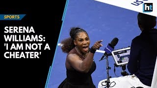 Watch Serena Williams says I am not a cheater accuses tennis of sexism [upl. by Valma]