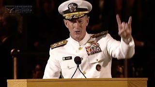 Admiral McRaven addresses the University of Texas at Austin Class of 2014 [upl. by Eisus516]