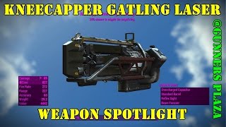 Fallout 4 Weapon Spotlights Kneecapper Galting Laser Gunners Plaza [upl. by Larisa]