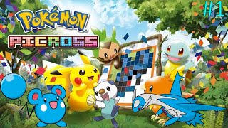 Lets Play Pokemon Picross Part 1  Time To Draw   Items [upl. by Carline]