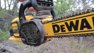 Dewalt 60v Electric Chainsaw Review DCCS670X1 [upl. by Droffig]