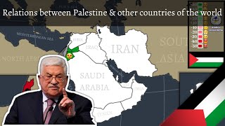 Relations between Palestine and other countries of the world [upl. by Velda822]