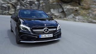 2015 Mercedes Benz A45 AMG Fahrbericht amp Testfahrt [upl. by Farly464]