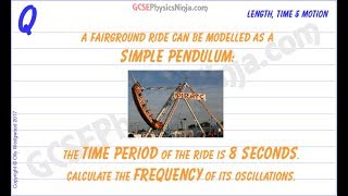 Simple Pendulum Equation  Calculation  GCSE Physics [upl. by Annala]