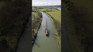 a TALL ship on a NARROW canal [upl. by Nahtanha]