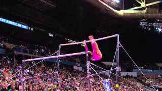 Katelyn Ohashi  Uneven Bars  2013 ATampT American Cup [upl. by Anaibib]