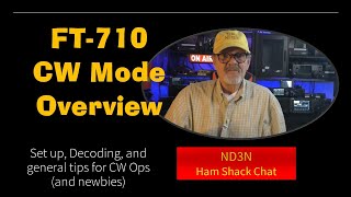 Using the Yaesu FT710 in the CW Mode  an overview [upl. by Gilligan255]