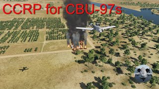 DCS A10C II Short and Simple Tutorial 5 CBU97 in CCRP Mode [upl. by Ynaffital]