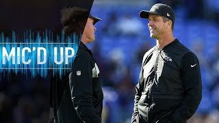 John Harbaugh Micd Up vs Raiders quotWhen you’re done playing you’re coachingquot  NFL Films [upl. by Kalman92]