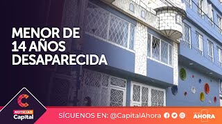 Menor de 14 años desaparecida en Bogotá fue vista por última vez a la salida de su colegio [upl. by Lipp931]