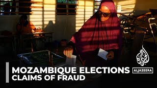 Mozambique elections Vote counting under way amid claims of fraud [upl. by Imefulo]