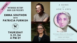 A Rome of Ones Own Emma Southon in conversation with Patricia Furnish  Malaprops Presents [upl. by Aspa]